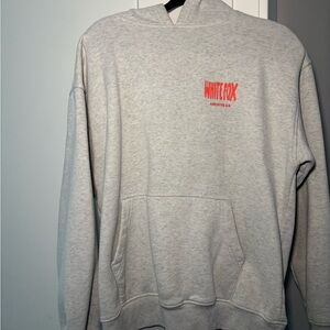 White Fox Gray Hoodie